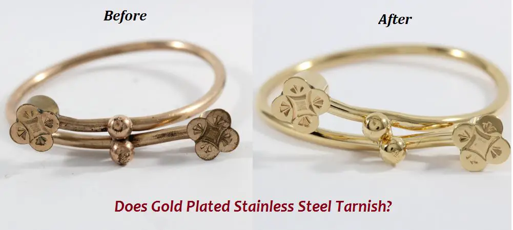 does gold plated stainless steel tarnish.