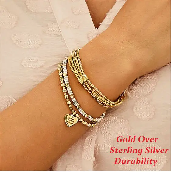 gold over sterling silver durability