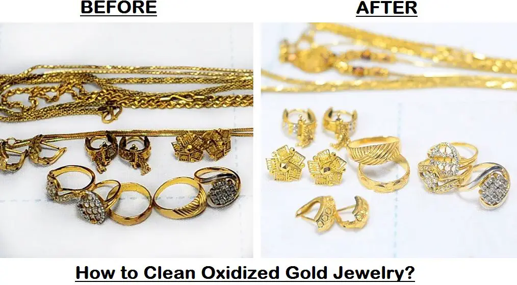 how to clean oxidized gold jewelry