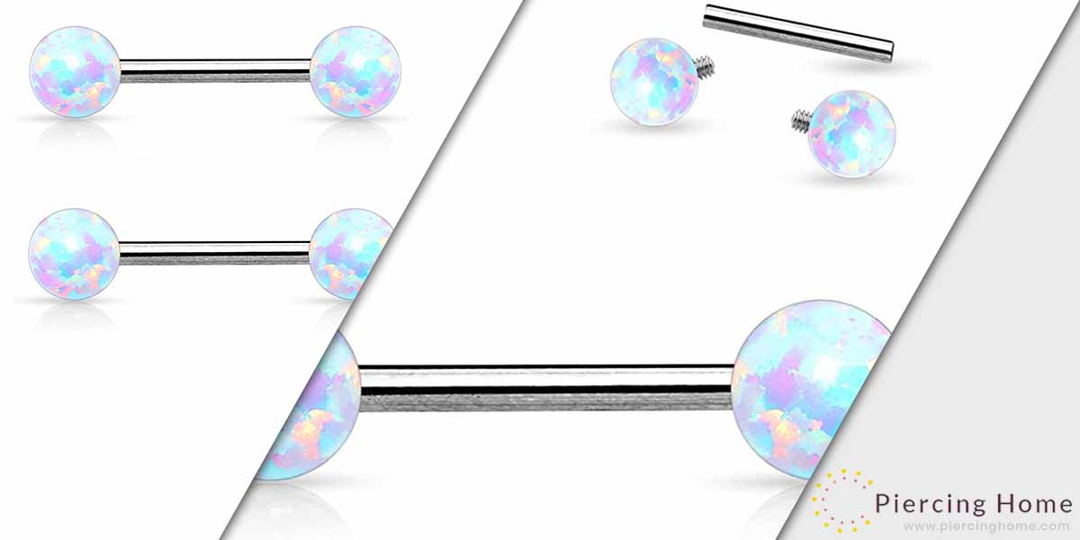 Dynamique 14G Stainless Steel Nipple Bar