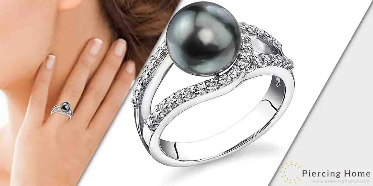 Tahitian South Sea Cultured Pearl Ring for Women