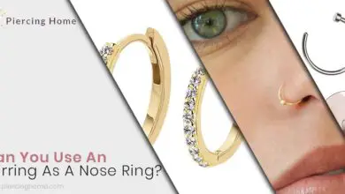 Can You Use An Earring As A Nose Ring?