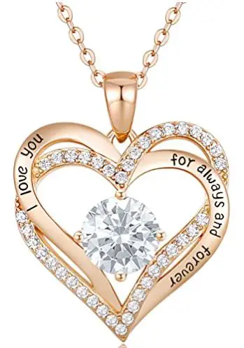 CDE Forever Love Heart Pendant Necklaces